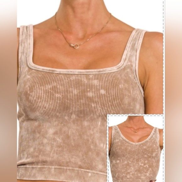 Zenana Outfitters Tops - Zenana Outfitters Ribbed Reversible Ribbed Tank Top So Soft - New In Poly PTP 19